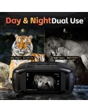 FNIRSI NVS-40 Binoclu digital cu vedere pe timp de noapte și cameră, înregistrare până la 4K 3840x2160 FNIRSI NVS-40 Binoclu digital cu vedere pe timp de noapte și cameră, înregistrare până la 4K 3840x2160
