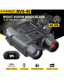 FNIRSI NVS-40 Binoclu digital cu vedere pe timp de noapte și cameră, înregistrare până la 4K 3840x2160